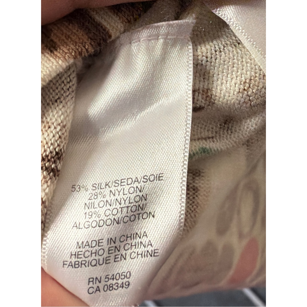 Women's Evan-Picone Silk Blend Fine Gauge Cardigan Sweater Size M - Picture 3 of 6